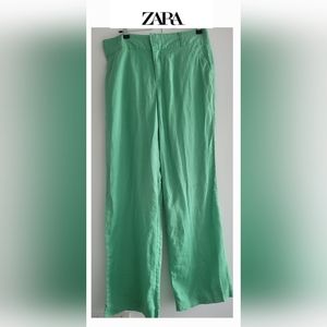 Zara women green pants